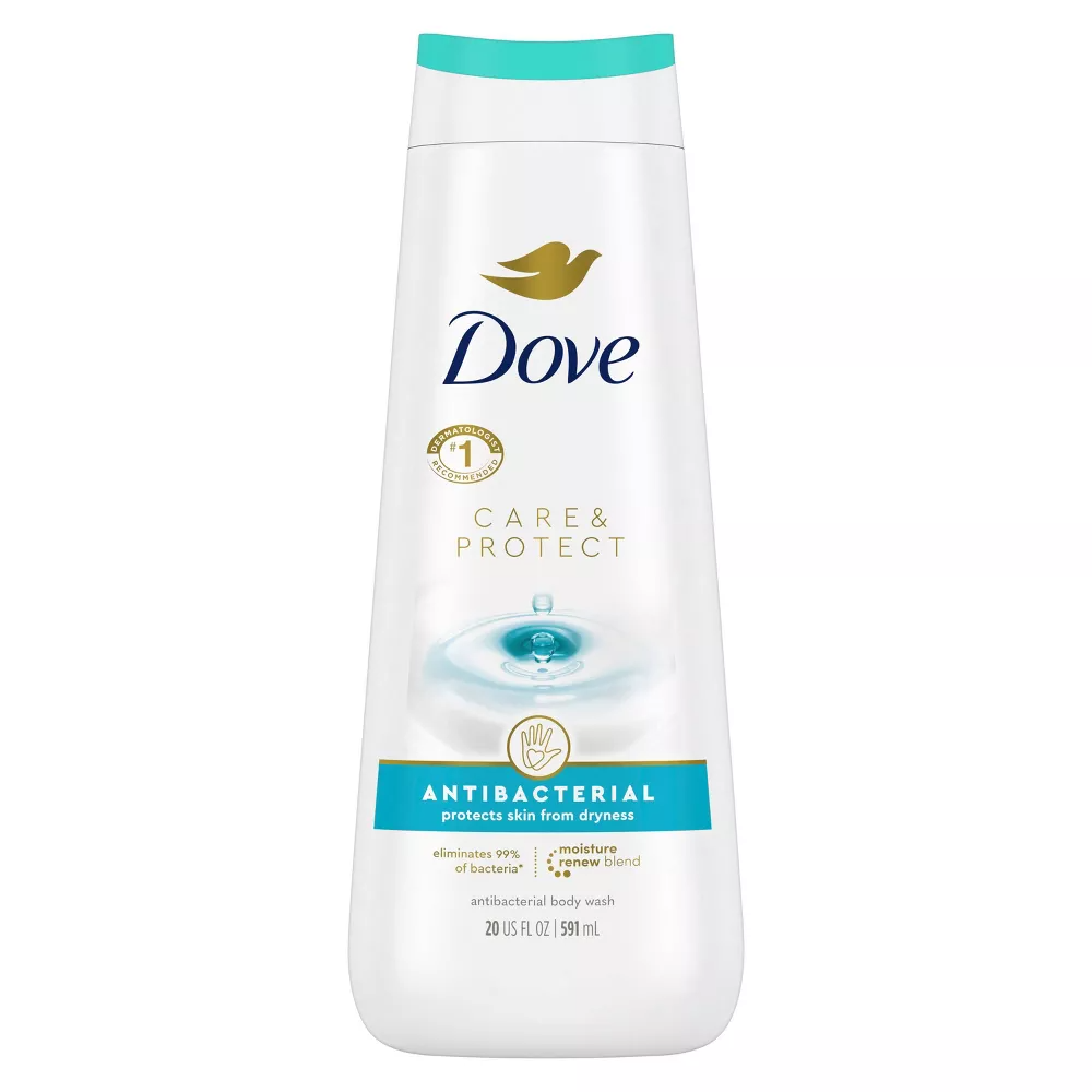 Dove Care and Protect Antibacterial Body Wash, 20 Oz